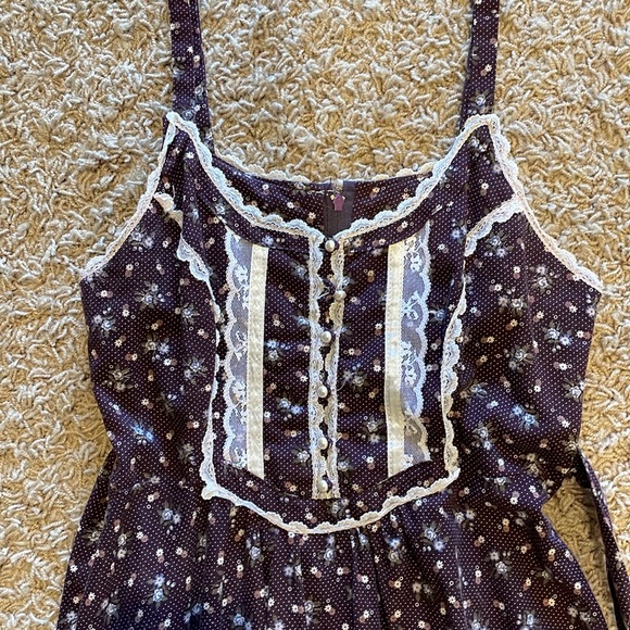 Gunne sax plum maxi dress size 5 - Picture 2 of 6